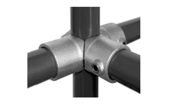 Kreuzstück dreifach - Retro-fit aus Temperguss Kreuzstück dreifach - Retro-fit aus Temperguss