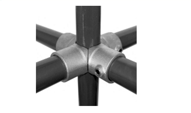 Kreuzstück vierfach - Retro-fit aus Temperguss Kreuzstück vierfach - Retro-fit aus Temperguss