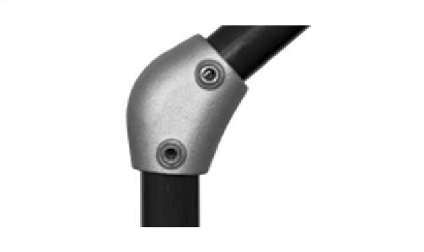 Bogen verstellbar 15° - 60° aus Temperguss Bogen verstellbar 15° - 60° ausTemperguss