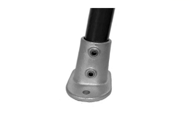 Fussplatte oval +-11° aus Temperguss Fussplatte oval +-11° aus Temperguss