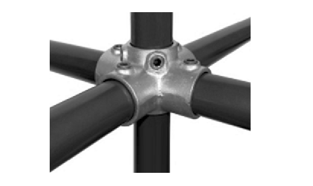 Kreuzstück 4-fach aus Temperguss Kreuzstück 4-fach aus Temperguss