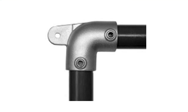 90° Bogen mit Anbindestück aus Temperguss 90° Bogen mit Anbindestück aus Temperguss