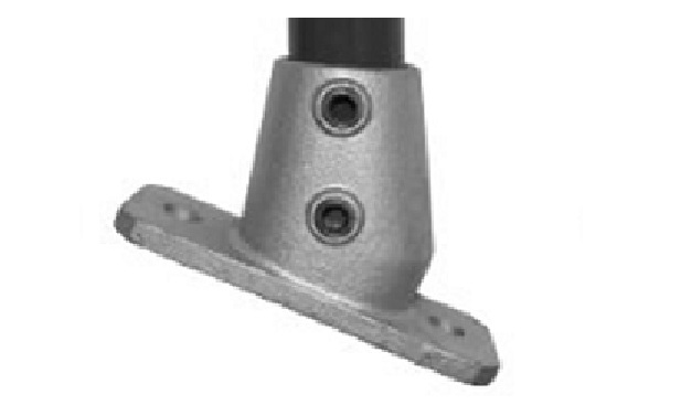 Schräghalter 30°-45°  aus Temperguss Schräghalter 30°-45°  aus Temperguss