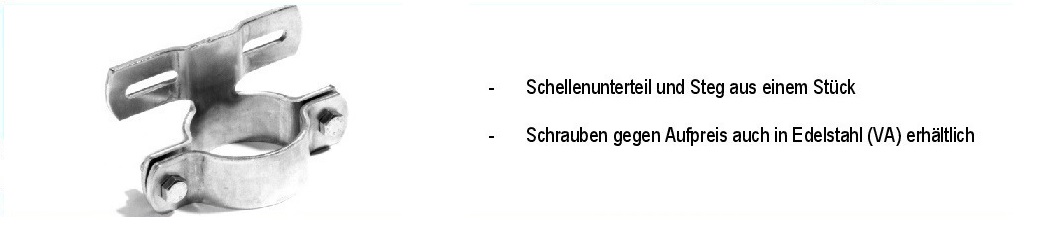 Schilder-T-Schelle aus feuerverzinktem Stahl oder Aluminium Schilder-T-Schelle aus feuerverzinktem Stahl oder Aluminium
