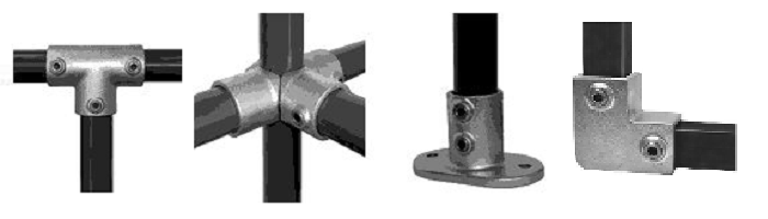 Elementa-Technik - Rohrverbinder Verbindungselemente Temperguss rund und quadratisch Elementa-Technik - Rohrverbinder Verbindungselemente Temperguss rund und quadratisch
