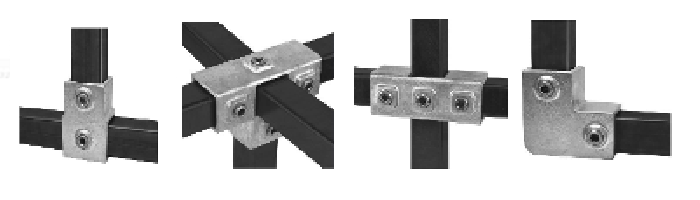 Tempergus Verbinder rund oder quadatisch Tempergus Verbinder rund oder quadatisch